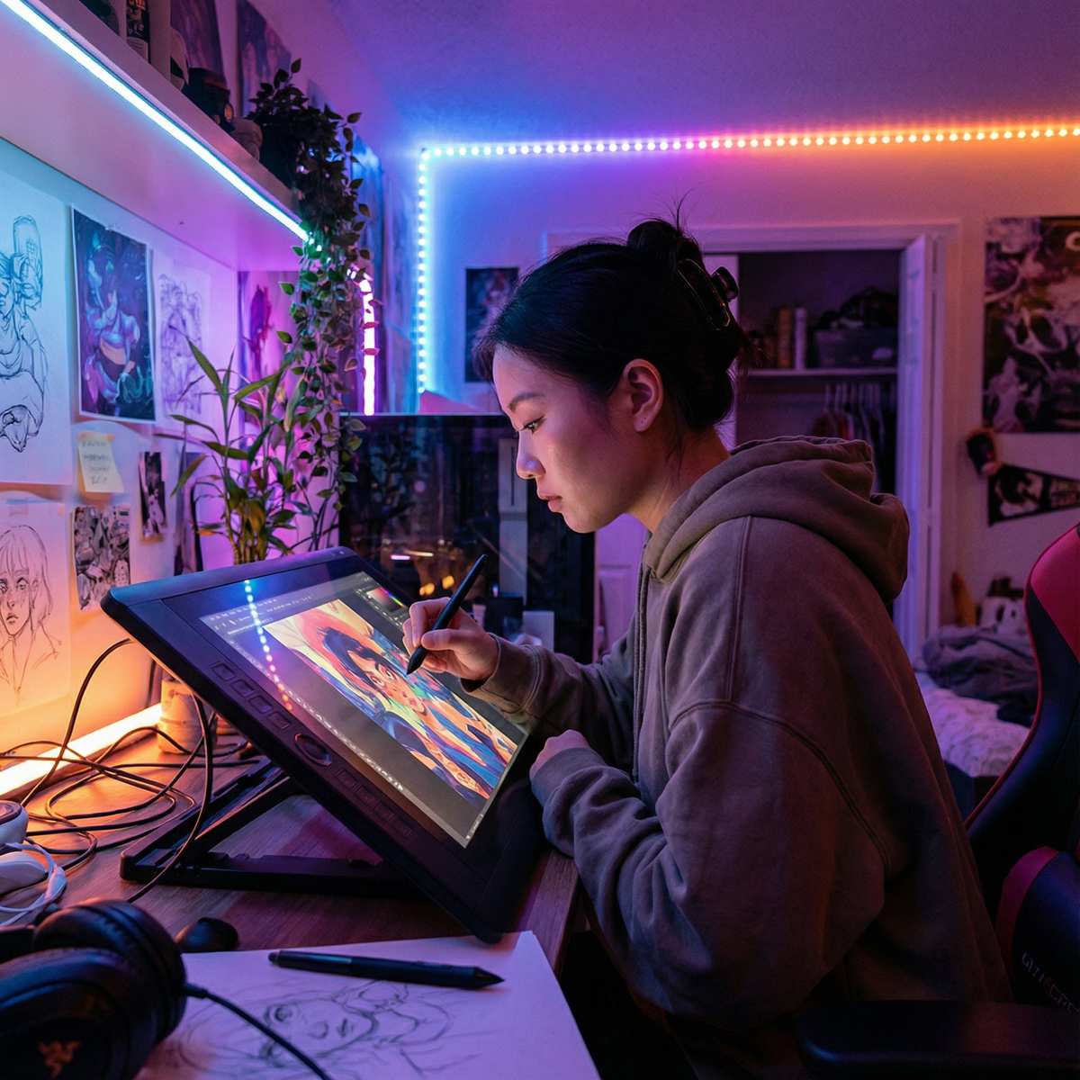 蘑菇视频创作者画意人生